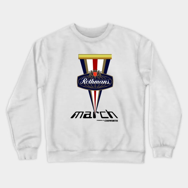 March F1 Team Season 82 Motorsport Art Crewneck Sweatshirt by San Studios Company